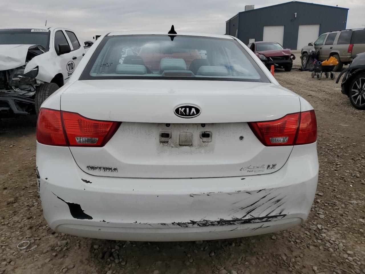 2009 KIA Optima VIN KNAGE22879529233 Copart auction photo, front end / undercarriage damage thumbnail 6