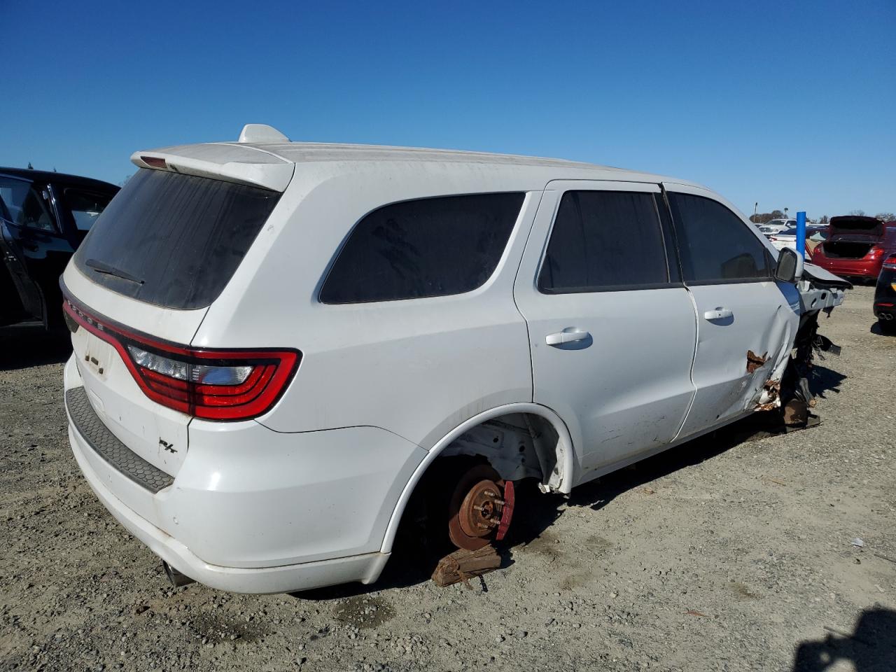2019 Dodge Durango VIN 1C4SDJCT8KC756122 Copart auction photo, all over damage thumbnail 3