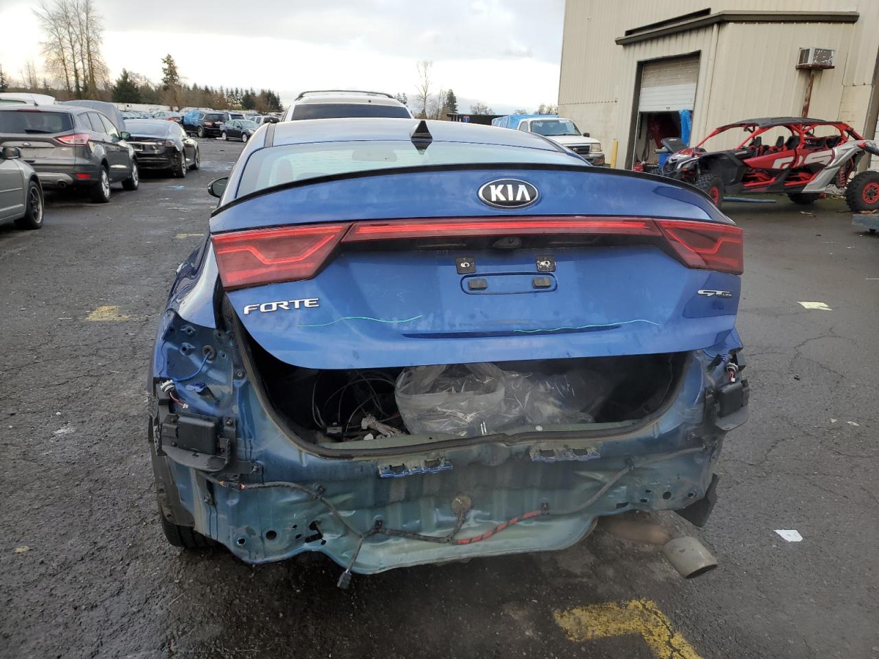 2020 KIA Forte VIN 3KPF34ADXLE179704 Copart auction photo, all over / rear end damage thumbnail 6