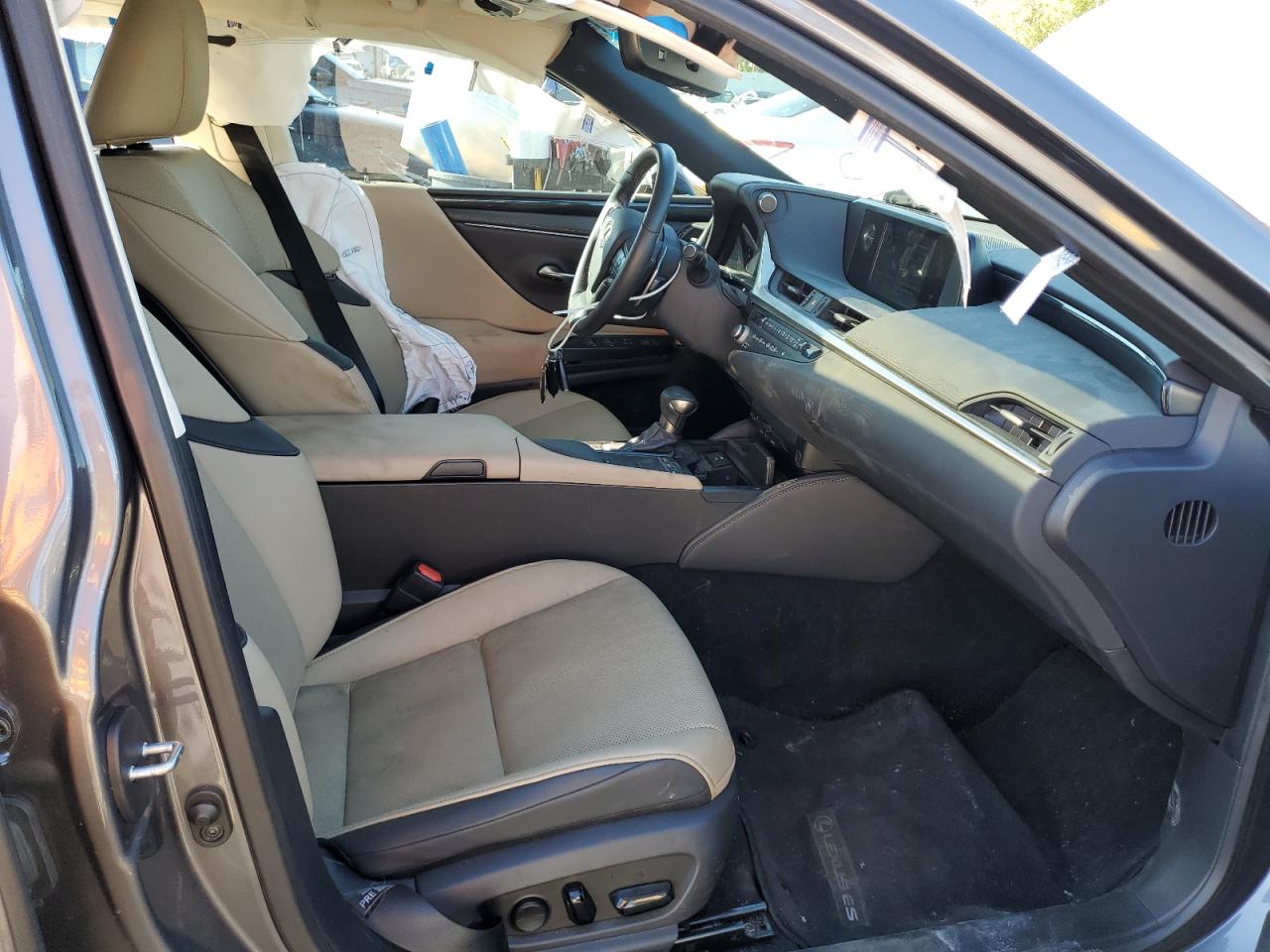 2021 Lexus ES VIN 58ACZ1B19MU088600 Copart auction photo, side / top/roof damage thumbnail 7