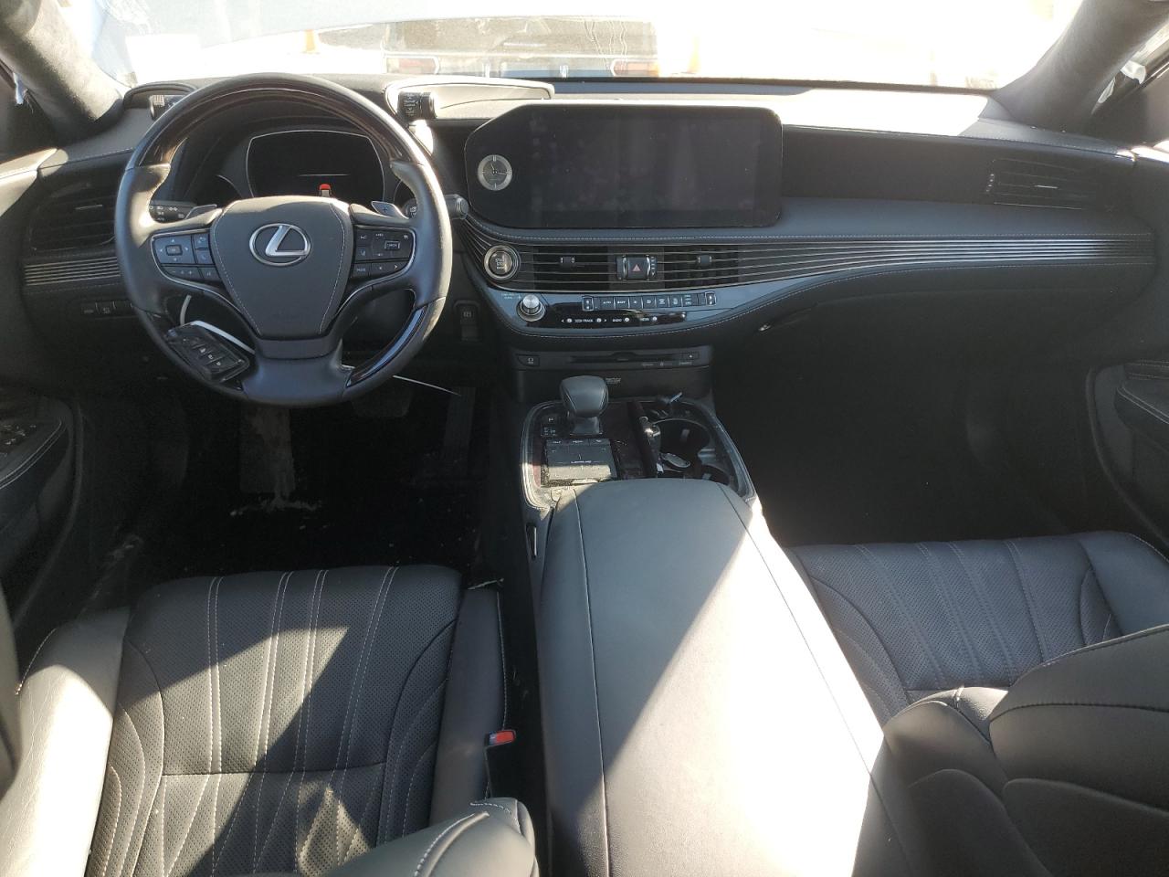 2022 Lexus LS VIN JTHD51FF6N5015714 Copart auction photo, side damage thumbnail 8