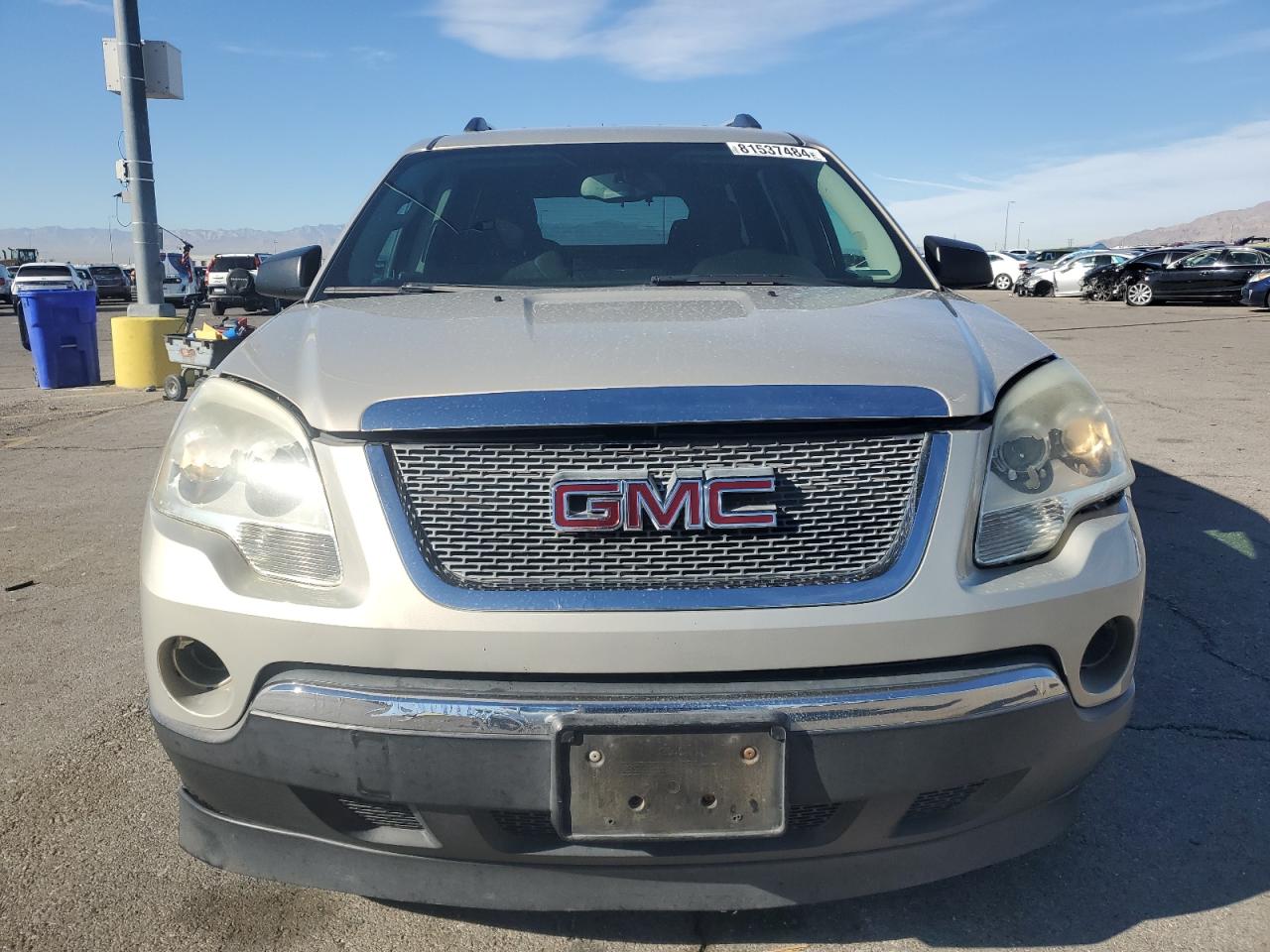 2010 GMC Acadia VIN 1GKLRKED9AJ172098 Copart auction photo, front end damage thumbnail 5
