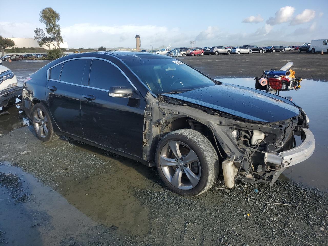 2011 Acura TL VIN 19UUA8F27BA007046 Copart auction photo, front end damage thumbnail 4