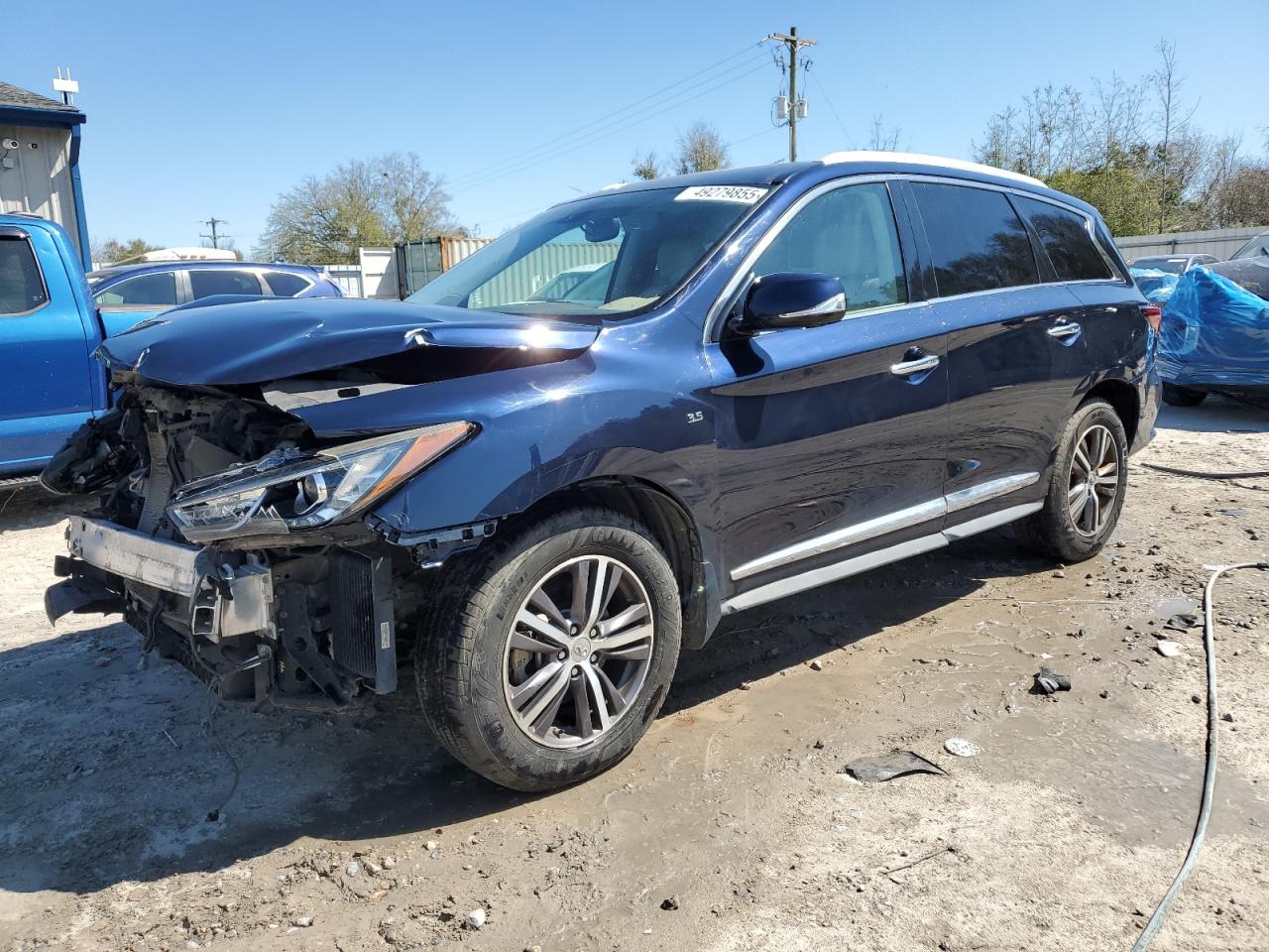 2017 Infiniti QX60 VIN 5N1DL0MM9HC526851 - Copart auction photo
