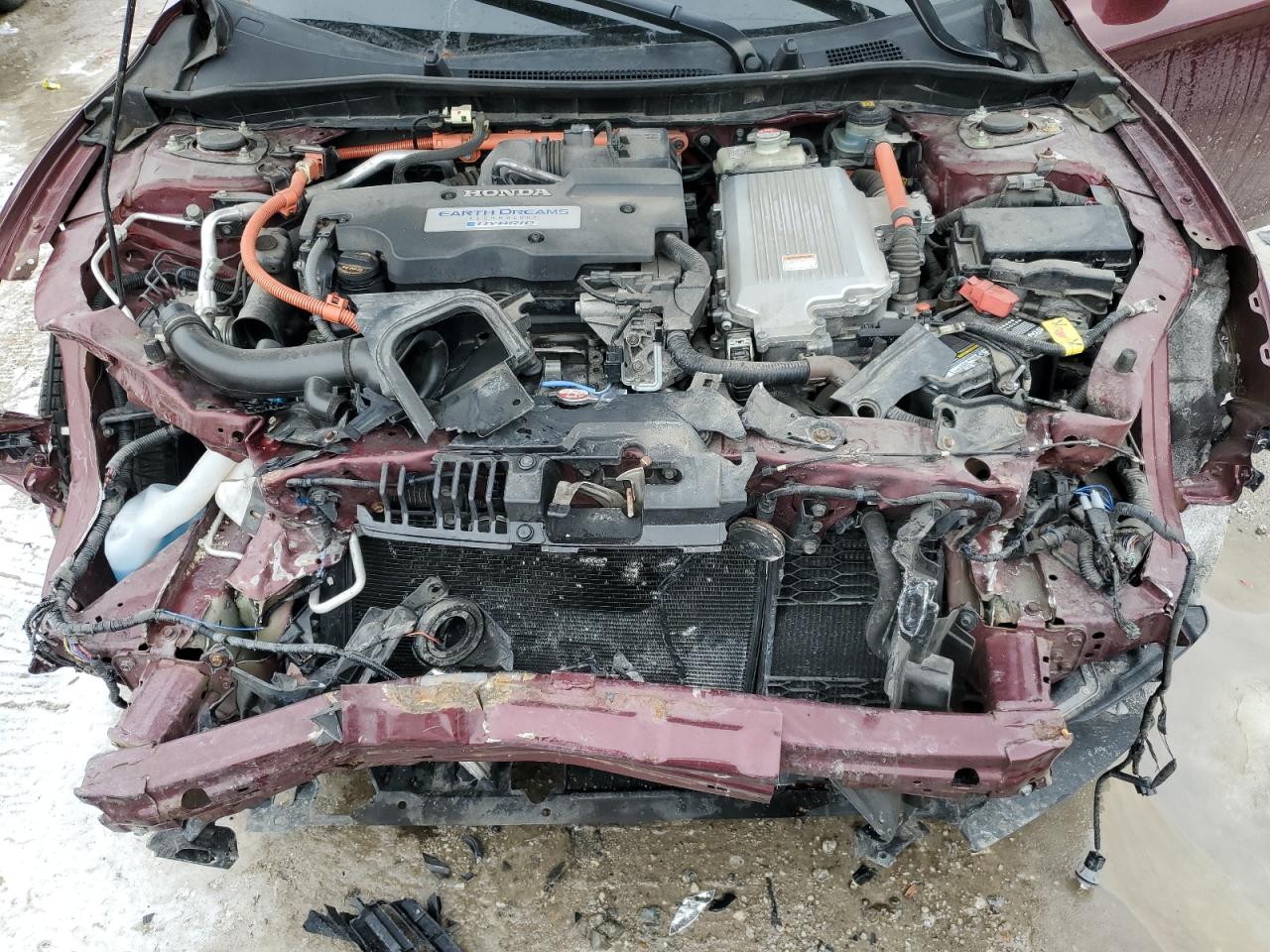 2015 Honda Accord VIN 1HGCR6F73FA010326 Copart auction photo, front end / side damage thumbnail 11