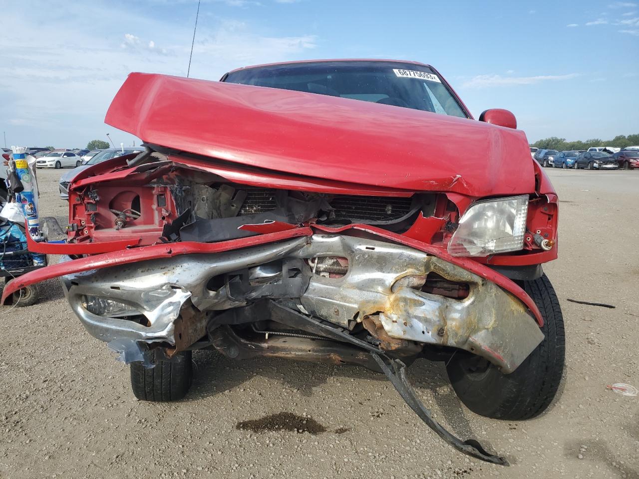 1998 Ford F-150 VIN 1FTZX08W3WKA17979 Copart auction photo, front end damage thumbnail 5