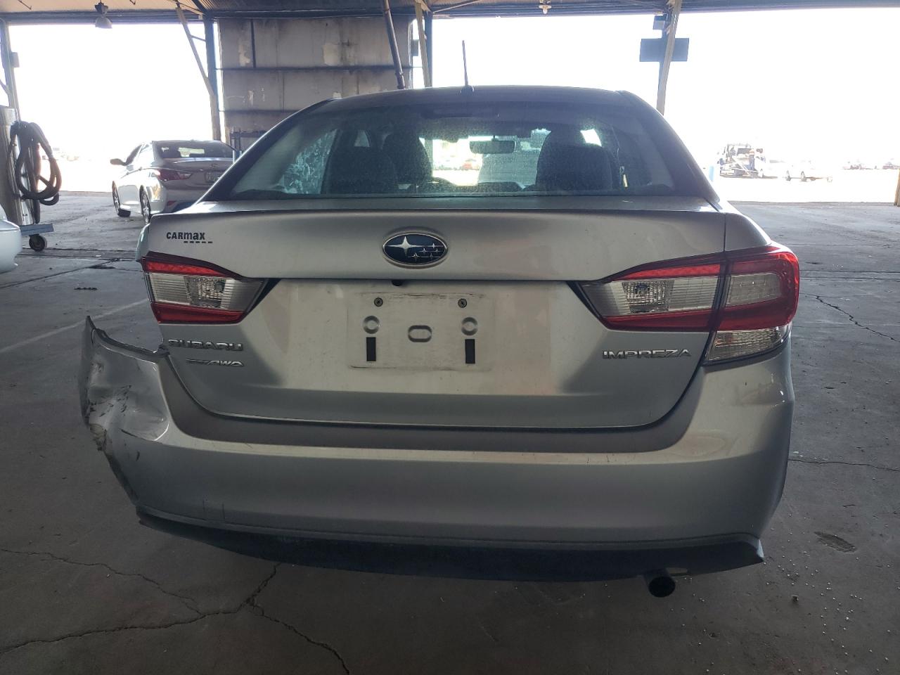 2020 Subaru Impreza VIN 4S3GKAB62L3607164 Copart auction photo, rear end / side damage thumbnail 6