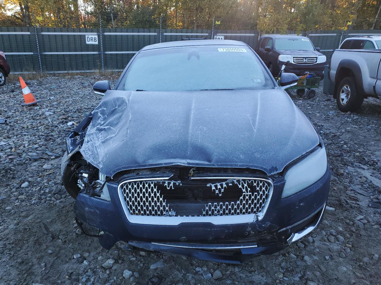 2017 Lincoln MKZ VIN 3LN6L5MU1HR630242 Copart auction photo, front end / side damage thumbnail 5