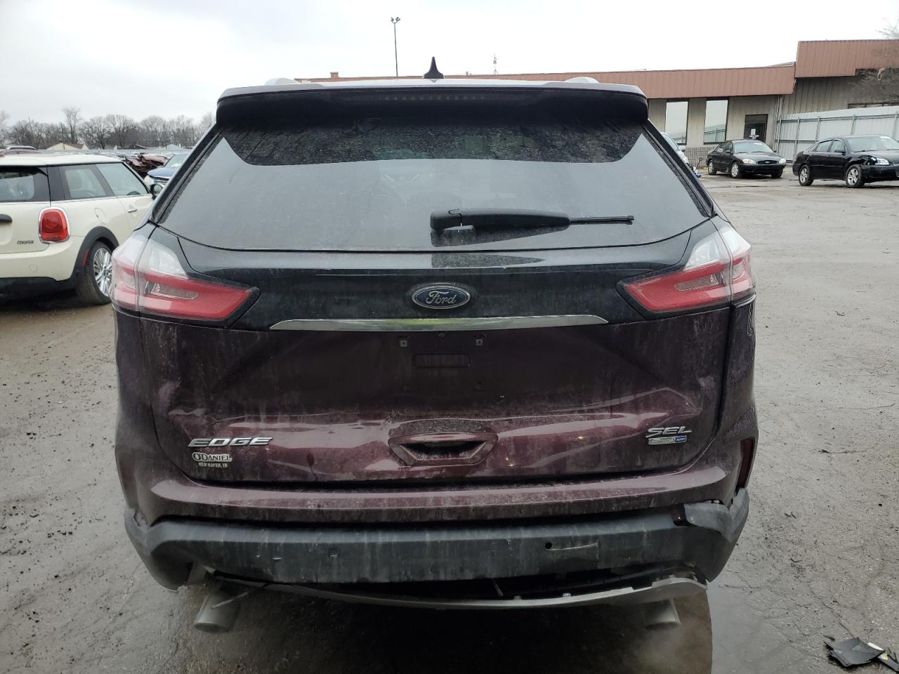 2020 Ford Edge VIN 2FMPK4J96LBB25306 Copart auction photo, front end / rear end damage thumbnail 6