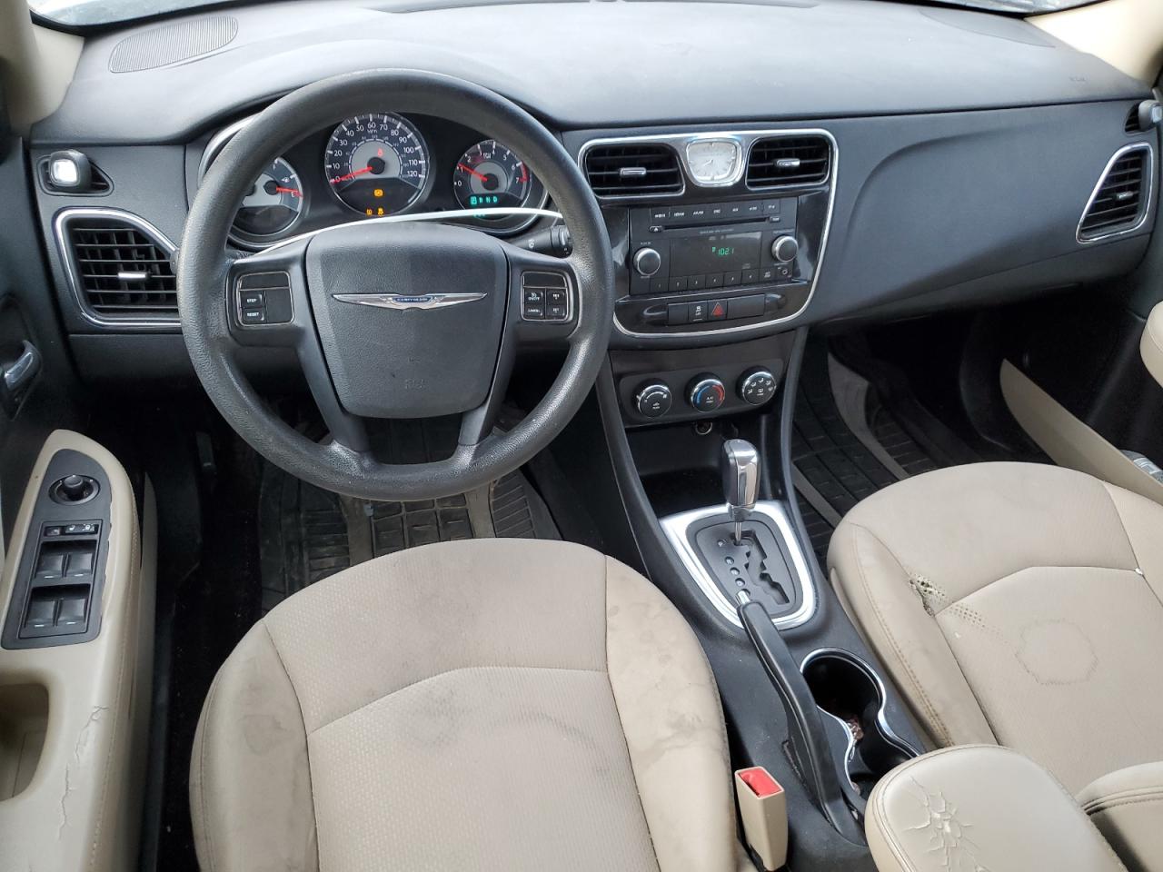 2012 Chrysler 200 VIN 1C3CCBAB9CN295501 Copart auction photo, rear end damage thumbnail 8