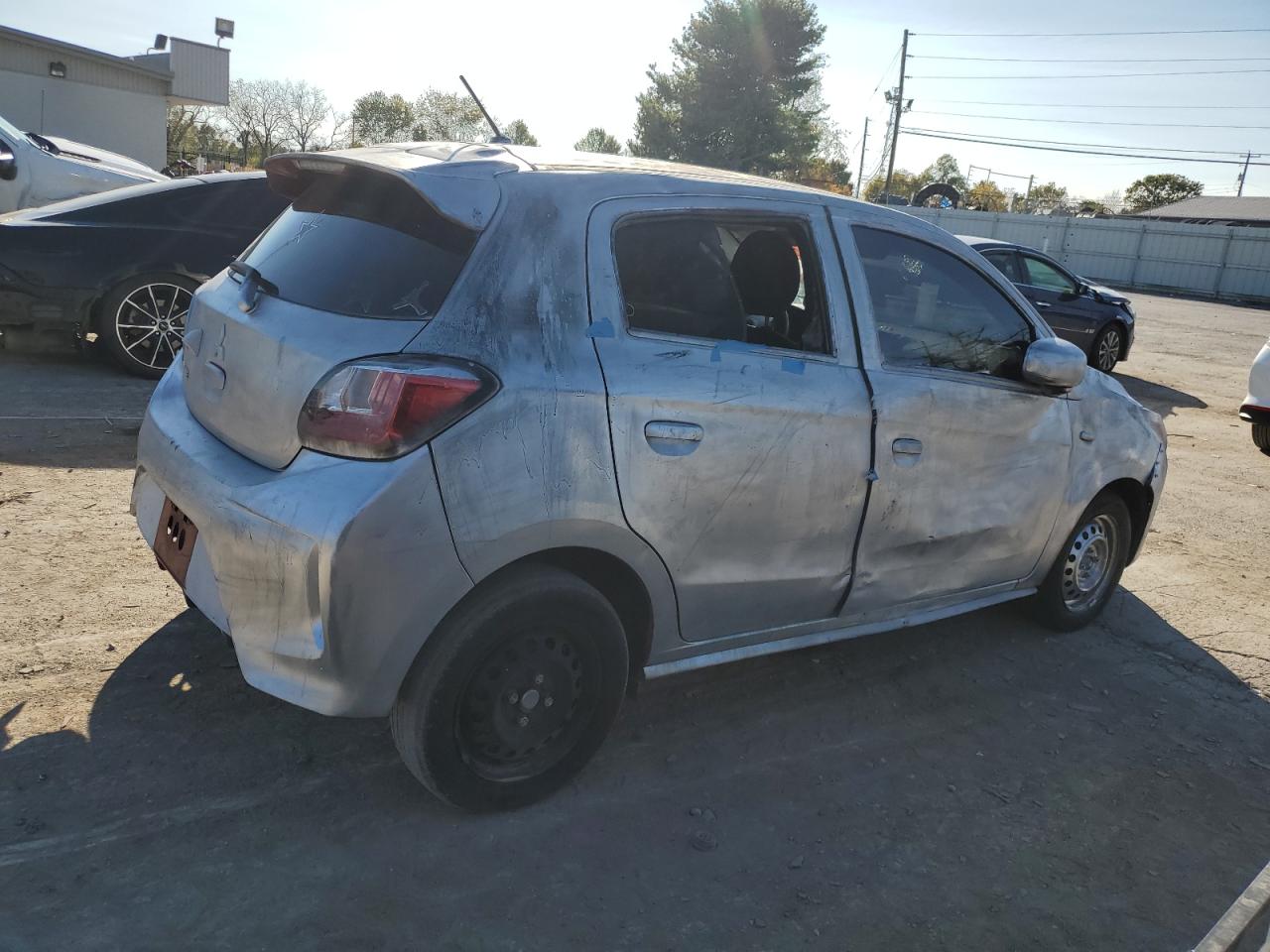2022 Mitsubishi Mirage VIN ML32AUHJ2NH002368 Copart auction photo, front end / mechanical damage thumbnail 3