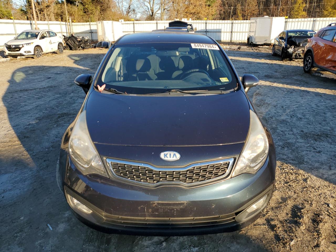 2012 KIA Rio VIN KNADN4A32C6074747 Copart auction photo, rear end damage thumbnail 5