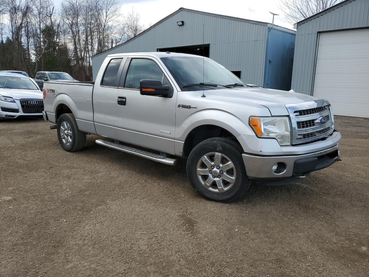 2014 Ford F-150 VIN 1FTFX1ET6EFA01155 Copart auction photo, front end / side damage thumbnail 4