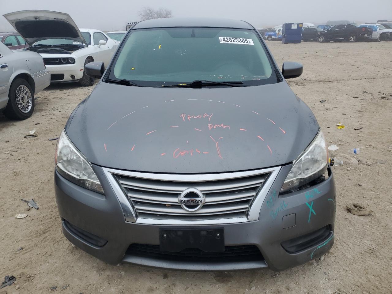 2015 Nissan Sentra VIN 3N1AB7APXFY306658 Copart auction photo, front end / minor dent/scratches damage thumbnail 5