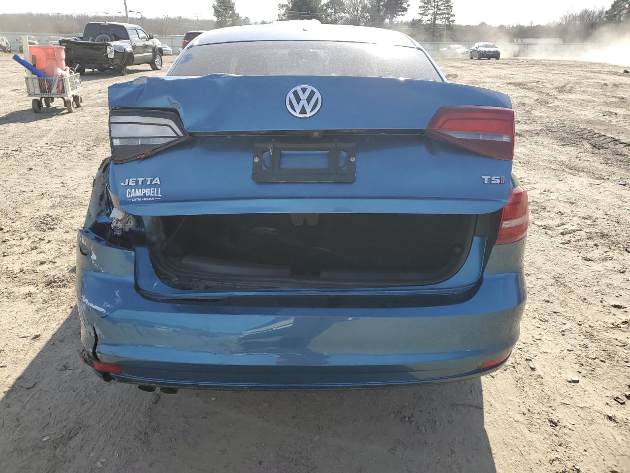 2018 Volkswagen Jetta VIN 3VW2B7AJ1JM229916 Copart auction photo, rear end damage thumbnail 6