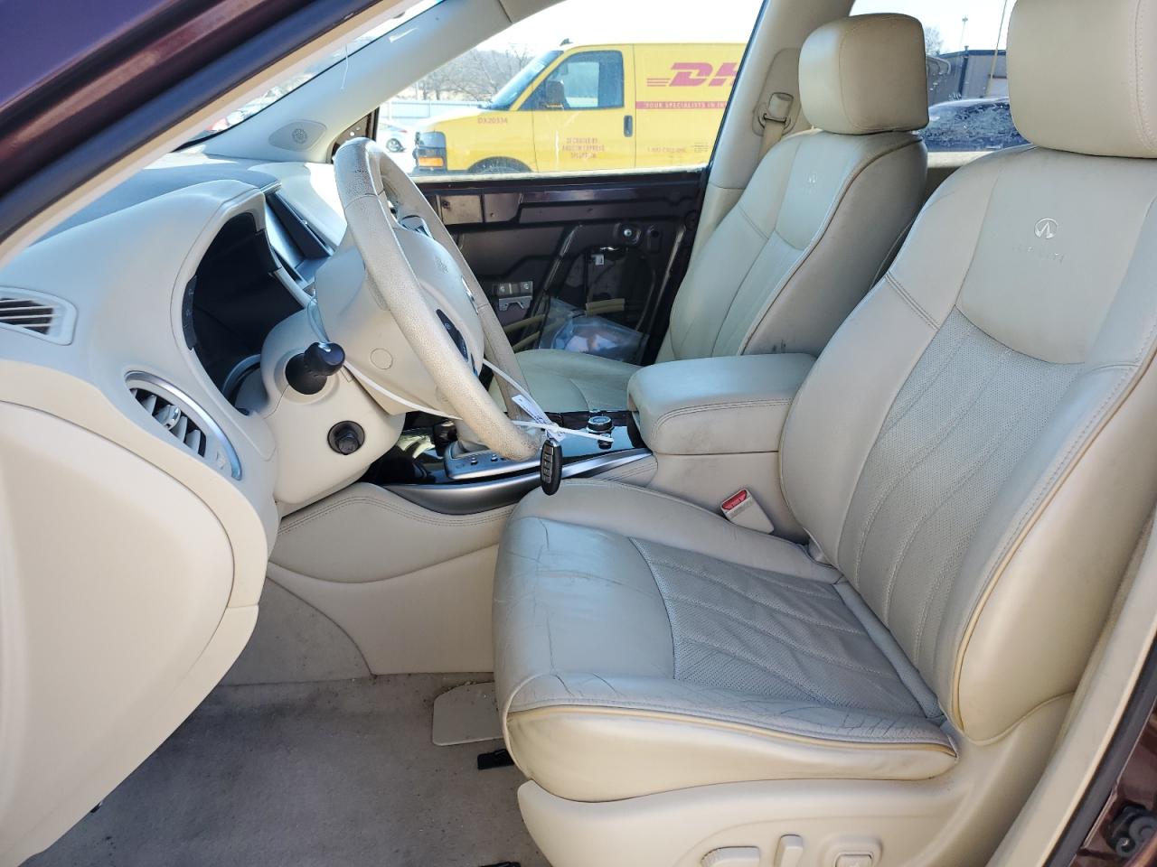 2013 Infiniti JX VIN 5N1AL0MM2DC324222 Copart auction photo, front end / side damage thumbnail 7