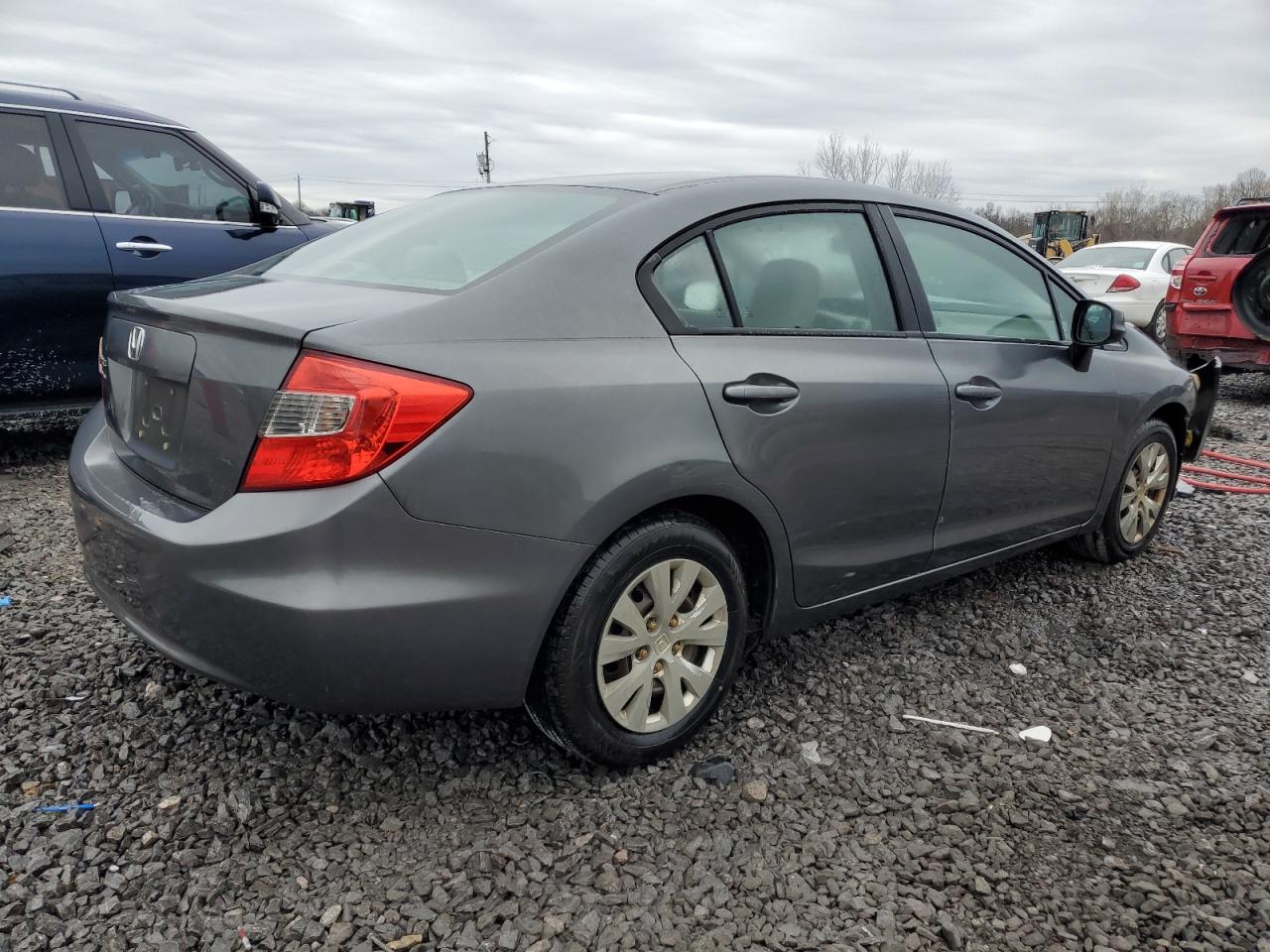 2012 Honda Civic VIN 19XFB2F52CE007806 Copart auction photo, front end damage thumbnail 3