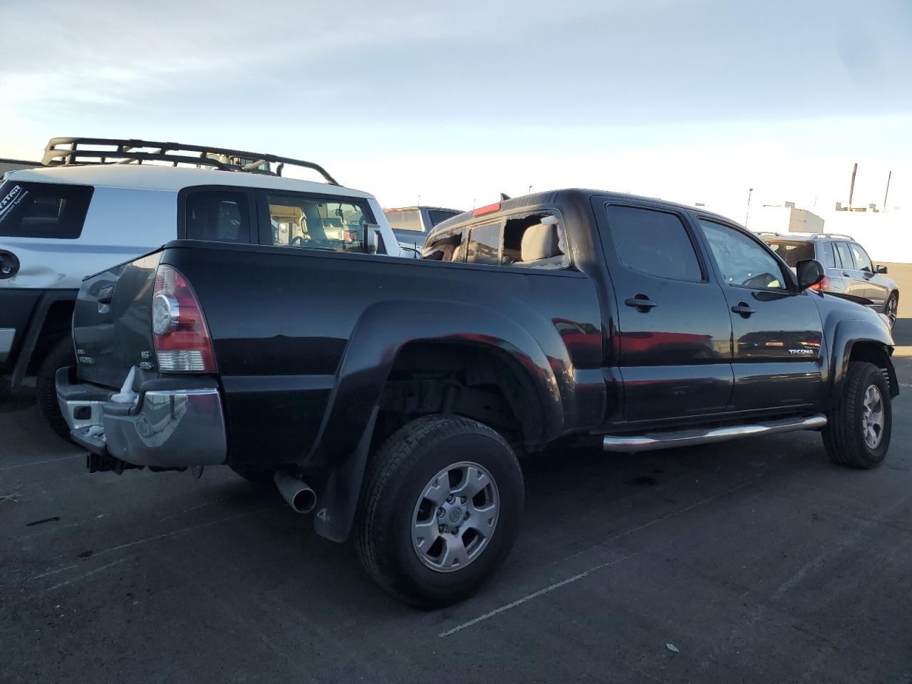 2015 Toyota Tacoma VIN 3TMMU4FN6FM076781 Copart auction photo, front end damage thumbnail 3