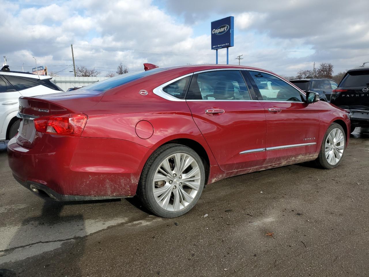 2020 Chevrolet Impala VIN 1G1105S33LU104979 Copart auction photo, side / rear end damage thumbnail 3