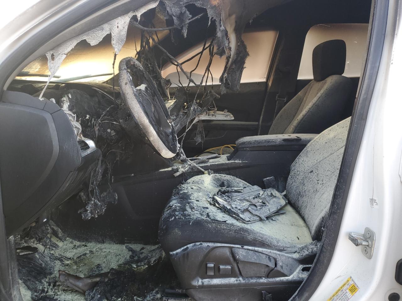 2013 Chevrolet Equinox VIN 1GNALBEK9DZ109177 Copart auction photo, burn damage thumbnail 7