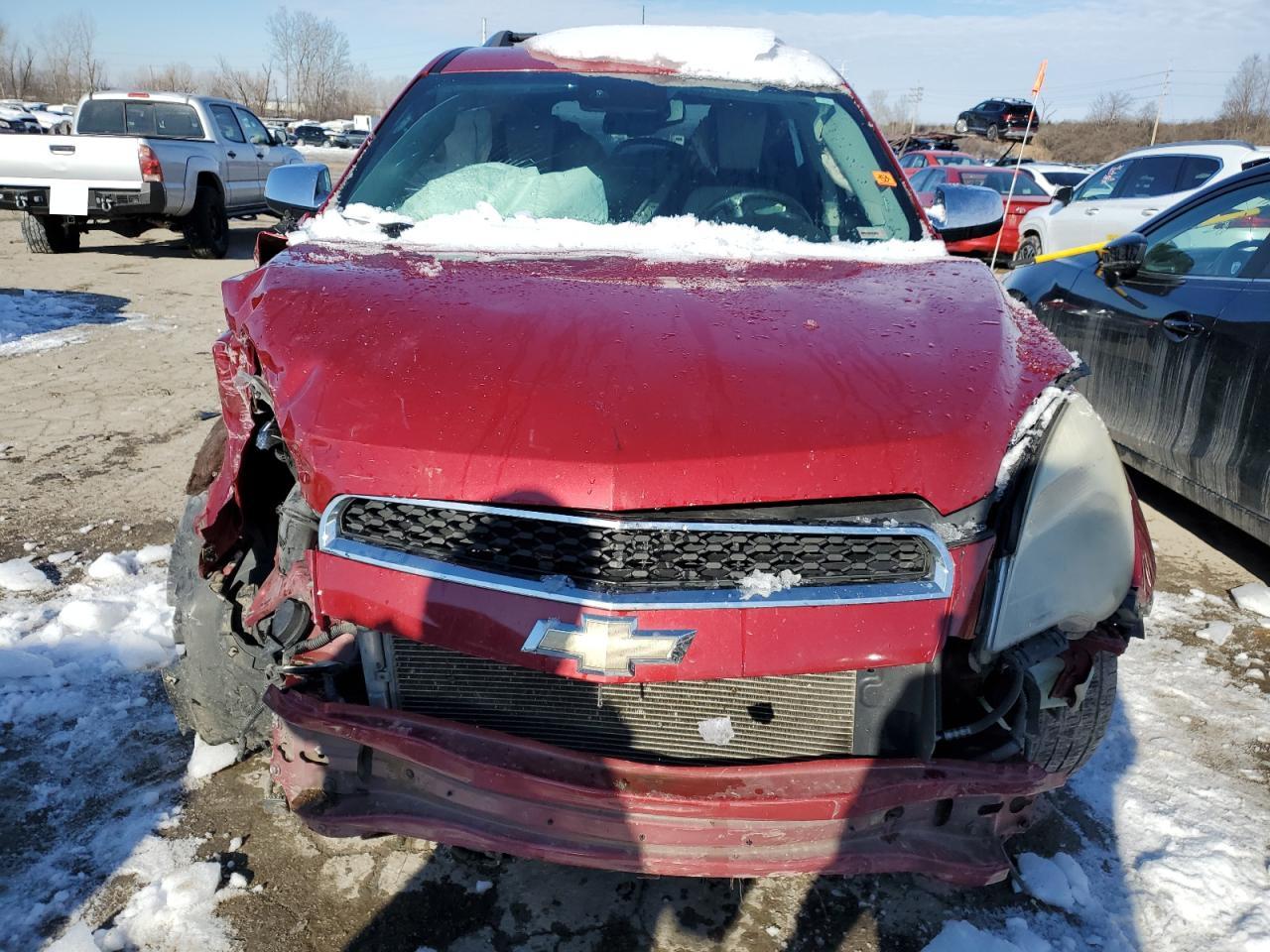 2013 Chevrolet Equinox VIN 2GNFLFE30D6136690 Copart auction photo, front end / side damage thumbnail 5