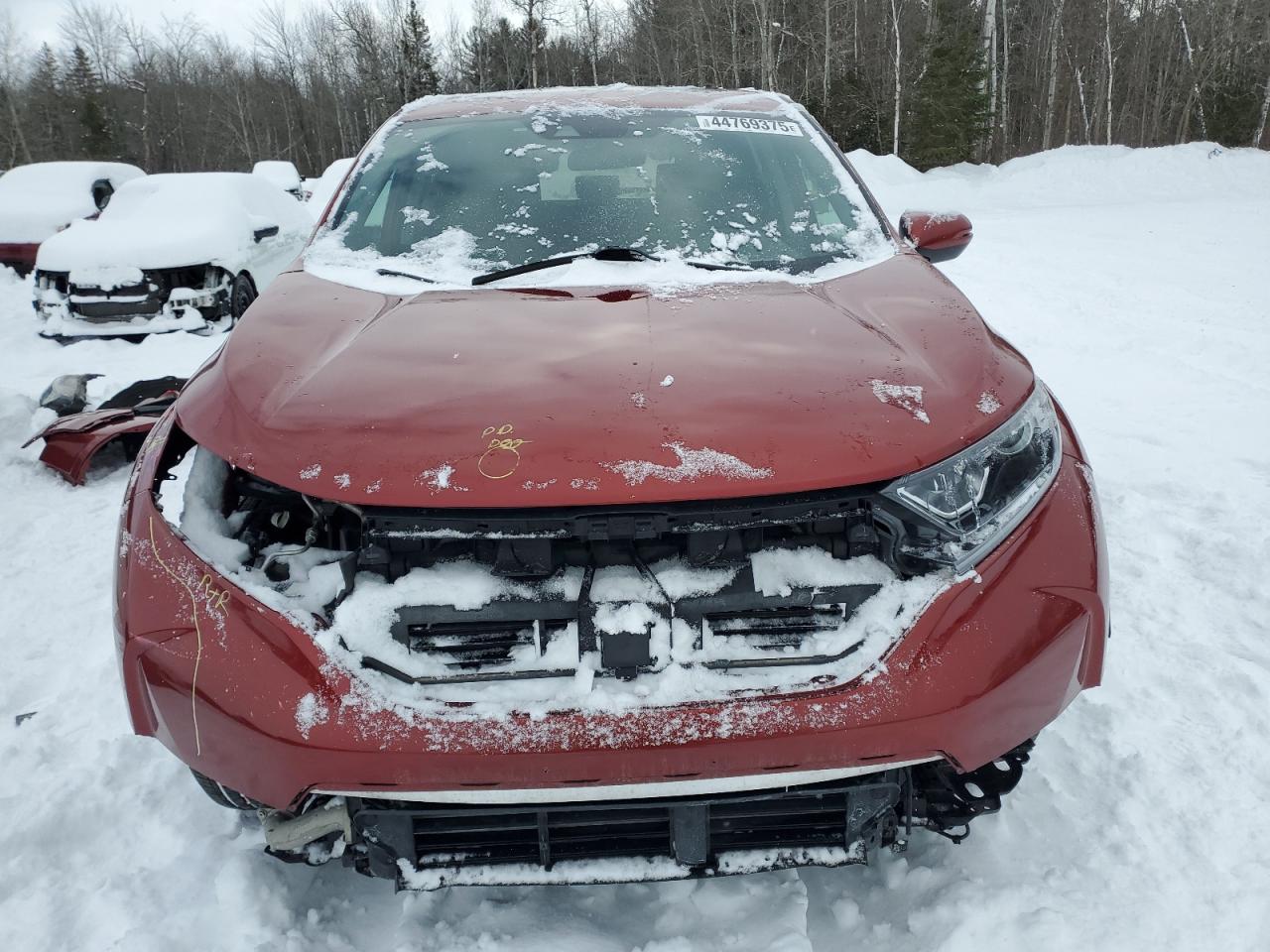 2018 Honda CR-V VIN 2HKRW2H58JH110400 Copart auction photo, front end / side damage thumbnail 5
