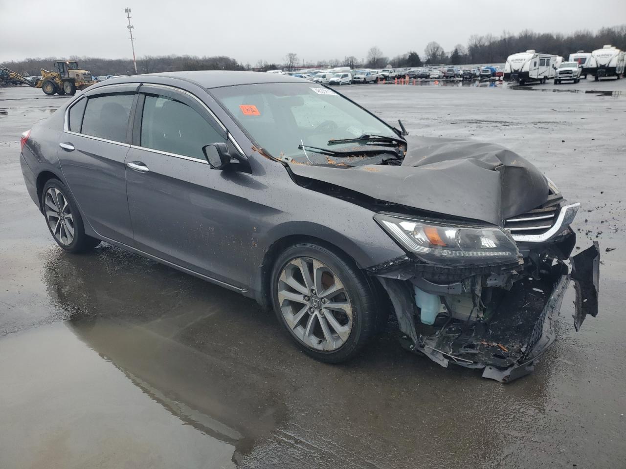 2014 Honda Accord VIN 1HGCR2F5XEA201635 Copart auction photo, front end damage thumbnail 4