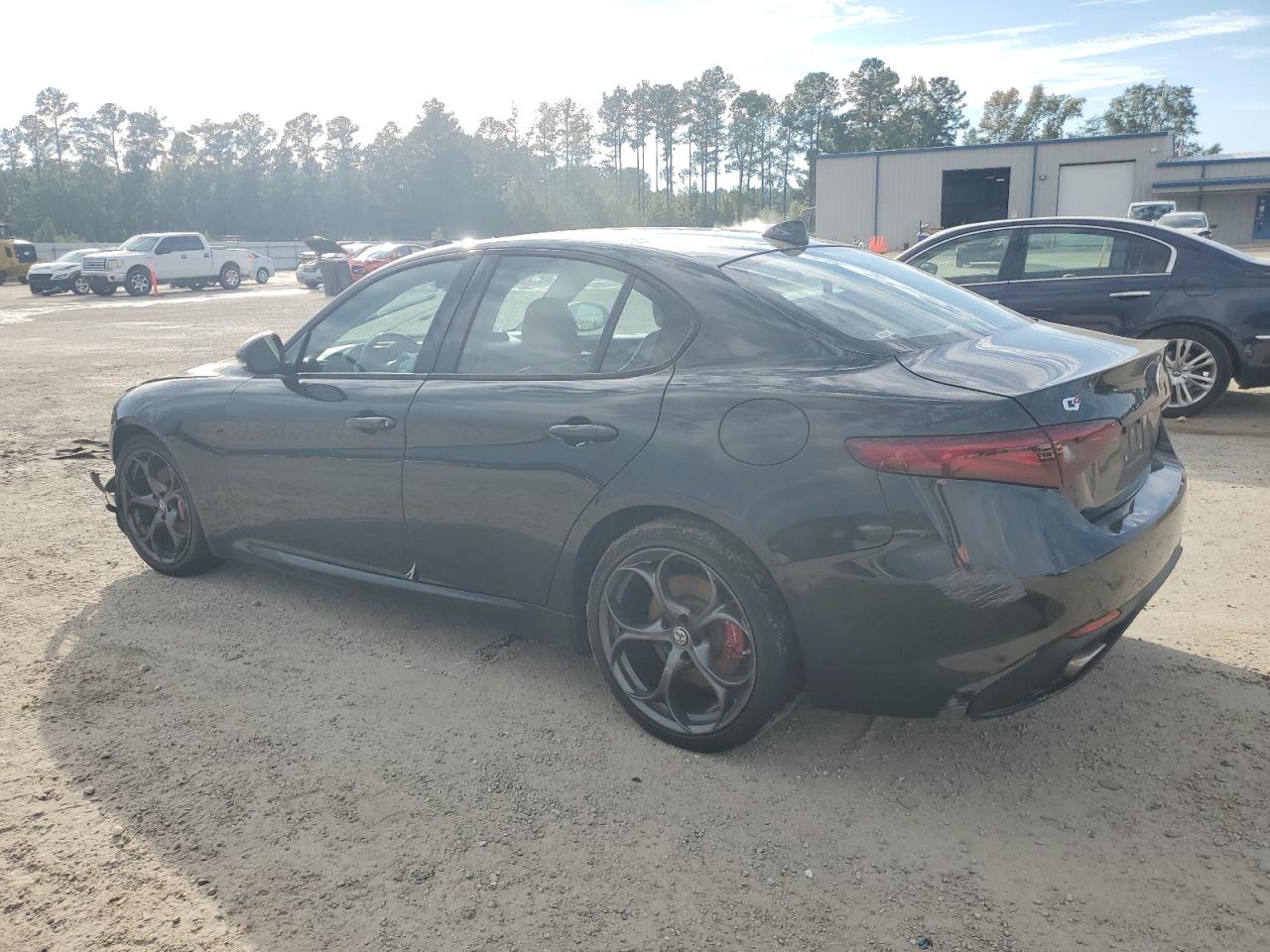 2017 Alfa Romeo Giulia VIN ZARFAEEN8H7535076 Copart auction photo, front end damage thumbnail 2
