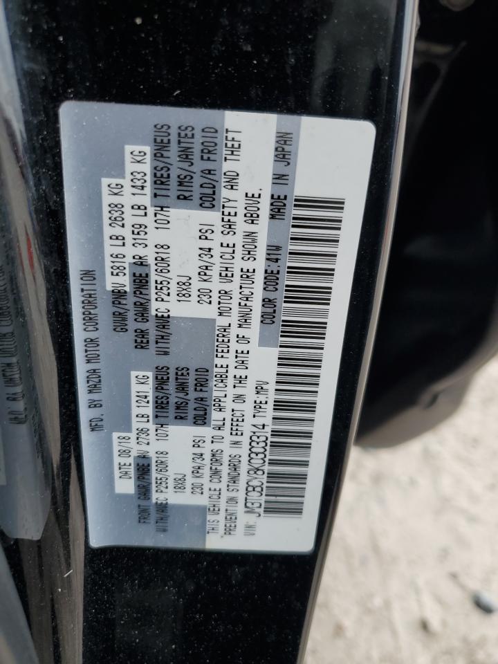 2019 Mazda CX-9 VIN JM3TCBCY8K0303314 Copart auction photo, undercarriage / front end damage thumbnail 13