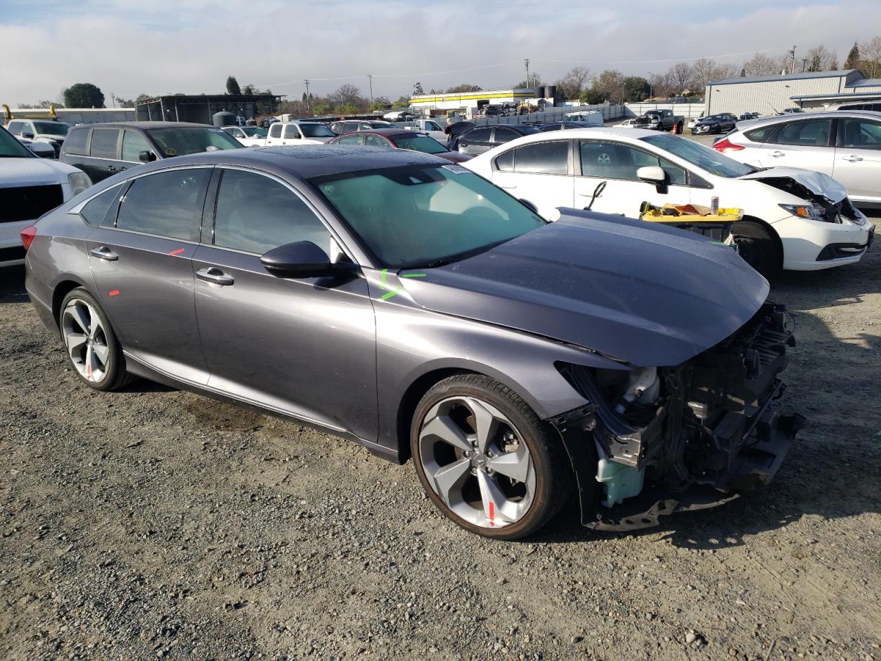 2019 Honda Accord VIN 1HGCV2F98KA022116 Copart auction photo, front end damage thumbnail 4