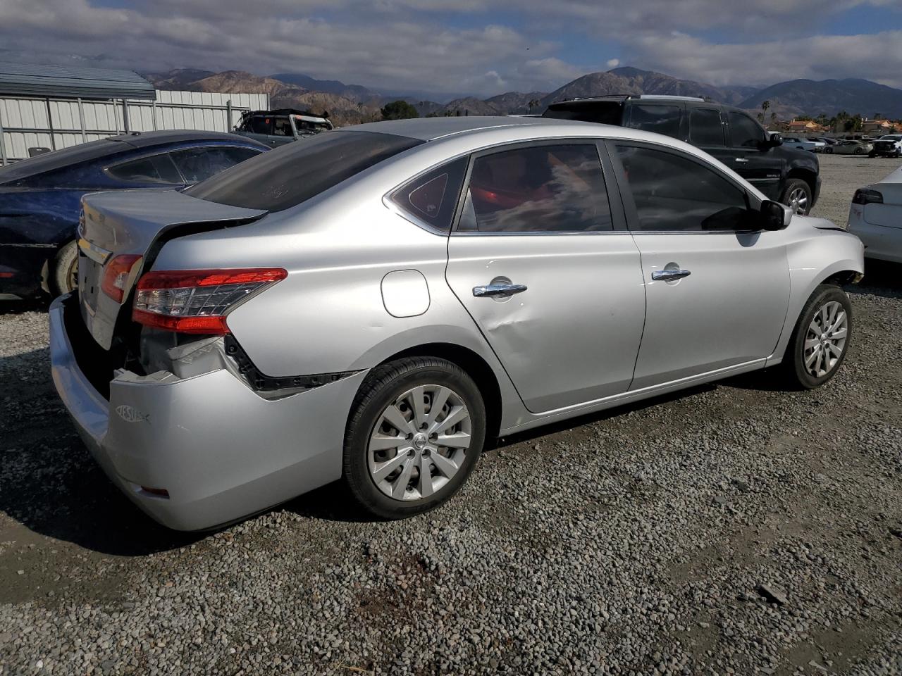 2015 Nissan Sentra VIN 3N1AB7AP0FY297209 Copart auction photo, all over damage thumbnail 3