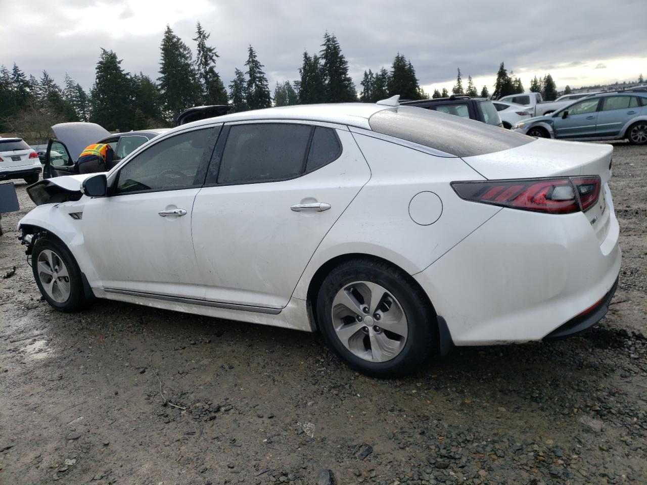 2016 KIA Optima VIN KNAGM4AD6G5099283 Copart auction photo, front end damage thumbnail 2