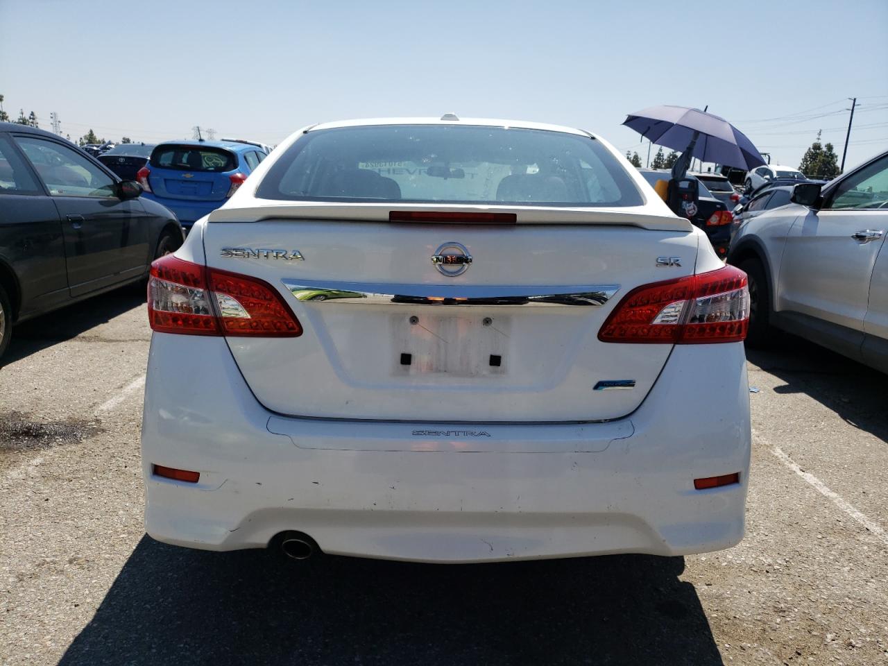 2014 Nissan Sentra VIN 3N1AB7AP7EY255716 Copart auction photo, front end / undercarriage damage thumbnail 6