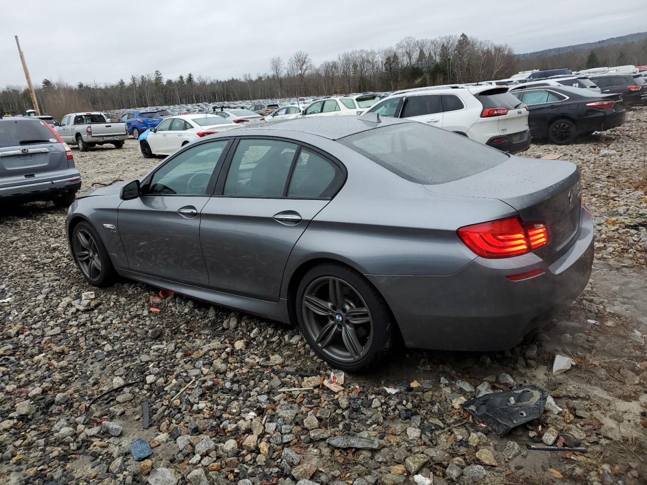 2011 BMW 5er VIN WBAFU7C56BC875404 Copart auction photo, front end damage thumbnail 2
