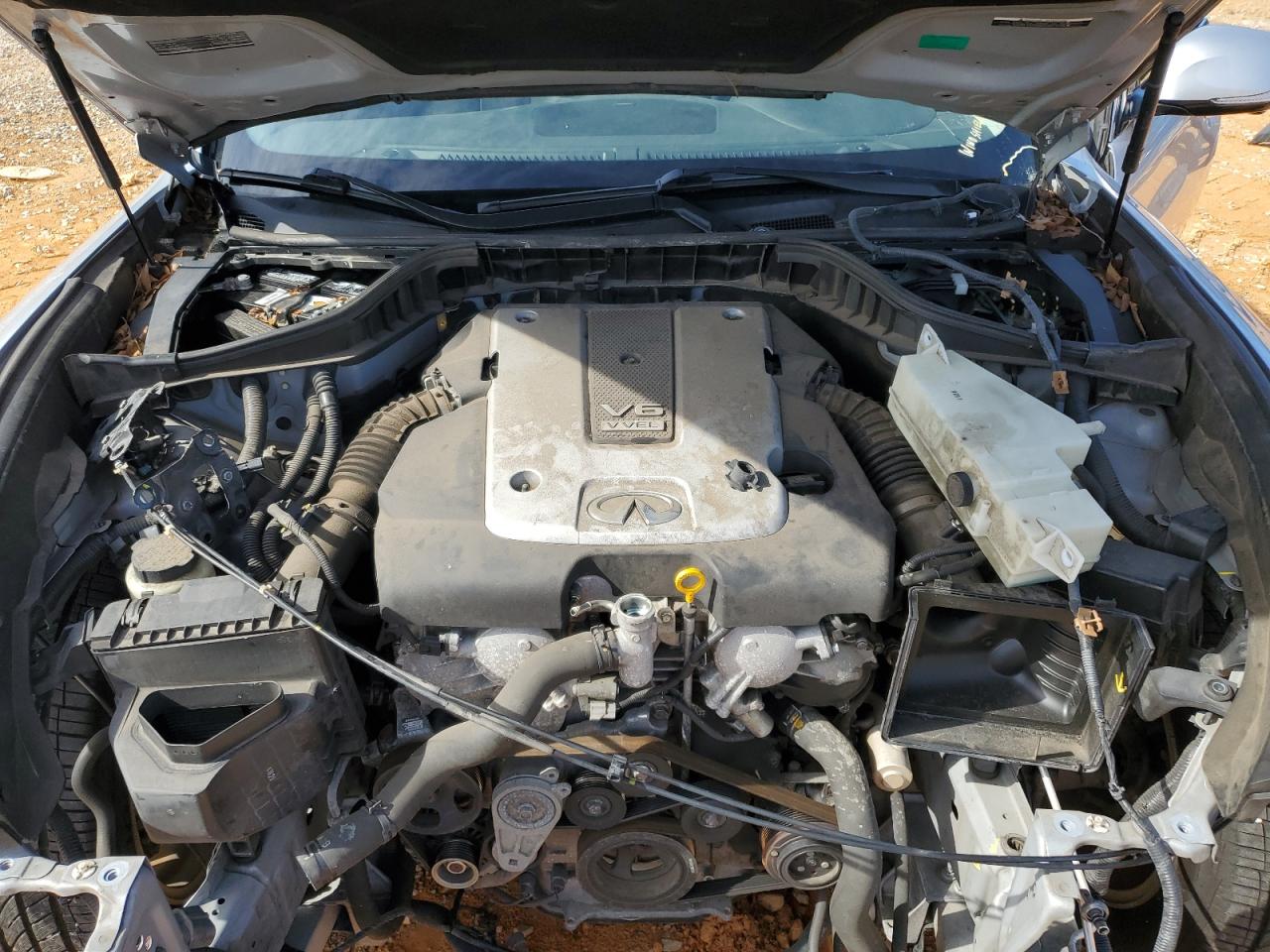 2015 Infiniti Q70 VIN JN1BY1PP9FM600255 Copart auction photo, front end damage thumbnail 11
