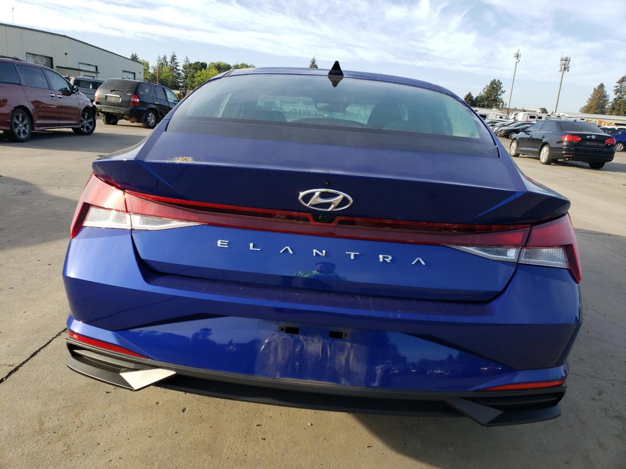 2022 Hyundai Elantra VIN 5NPLM4AG8NH081876 Copart auction photo, front end damage thumbnail 6