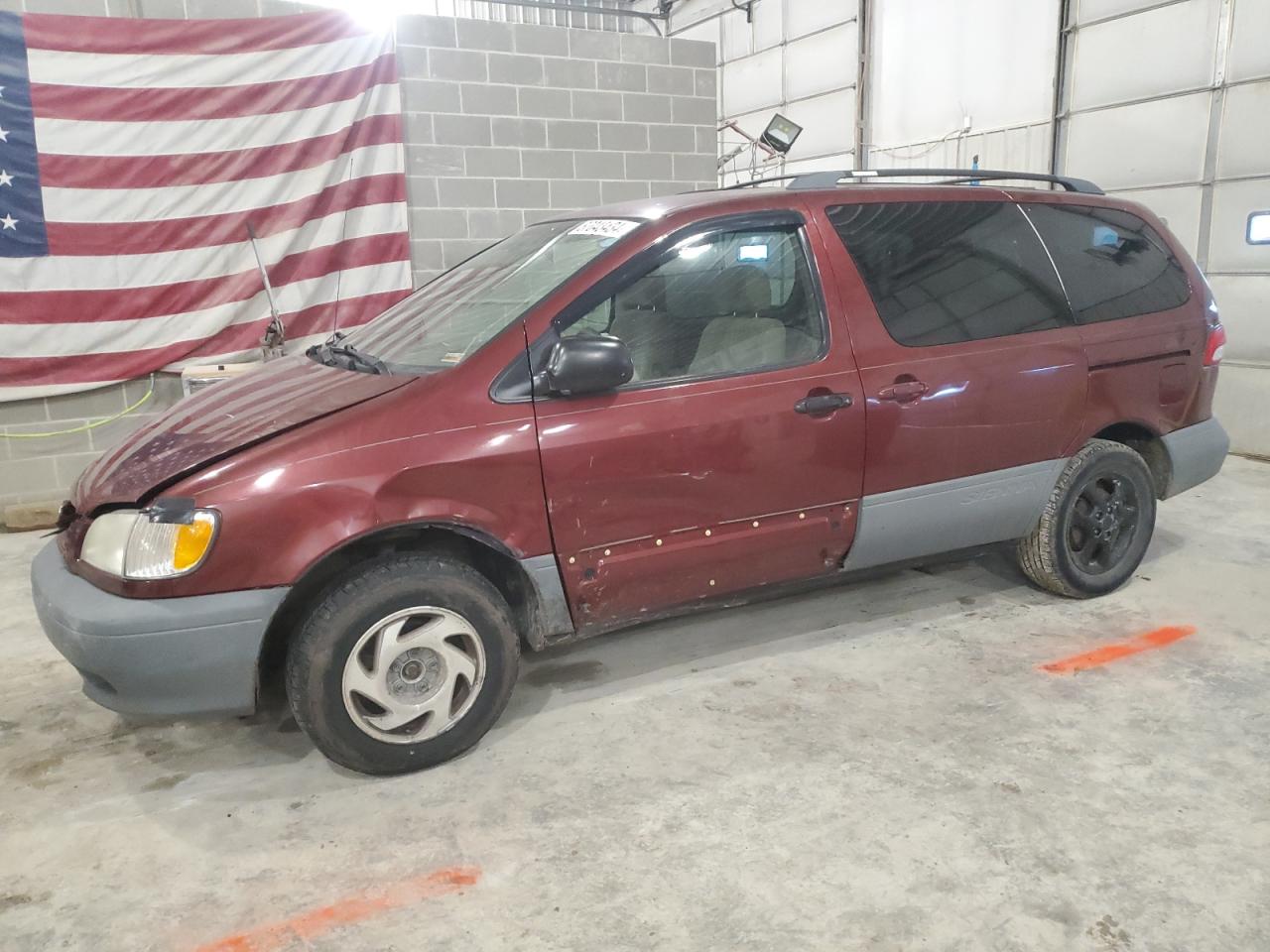 2002 Toyota Sienna VIN 4T3ZF19C32U415837
