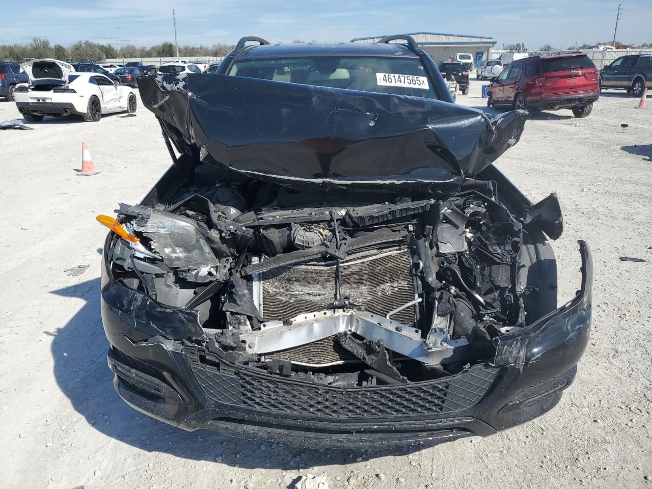 2015 Mercedes-Benz GLK-klasse VIN WDCGG5HB0FG404035 Copart auction photo, front end / mechanical damage thumbnail 5