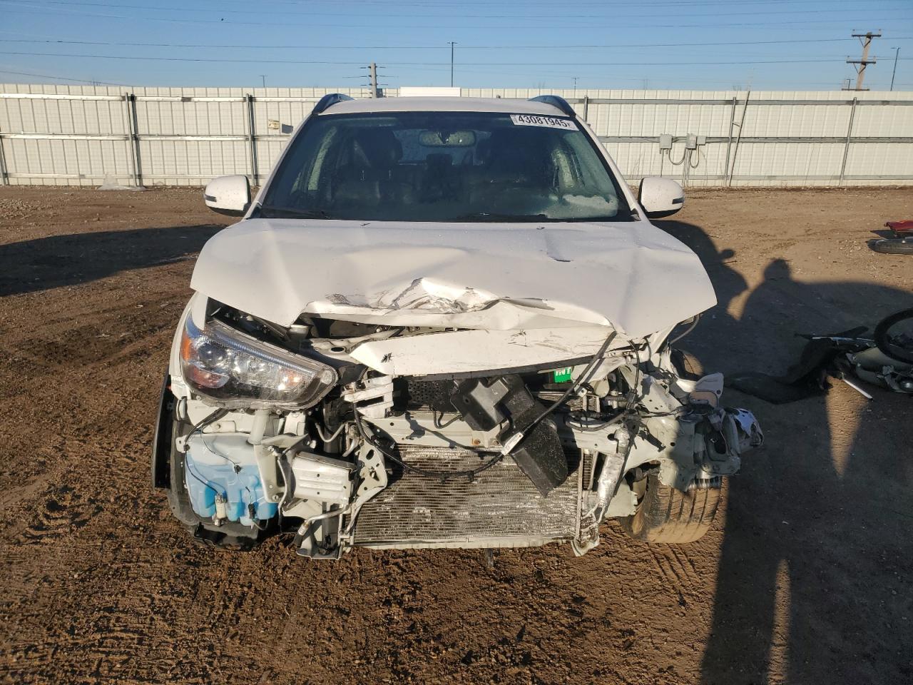 2018 Mitsubishi Outlander VIN JA4AR4AW6JZ013430 Copart auction photo, front end damage thumbnail 5
