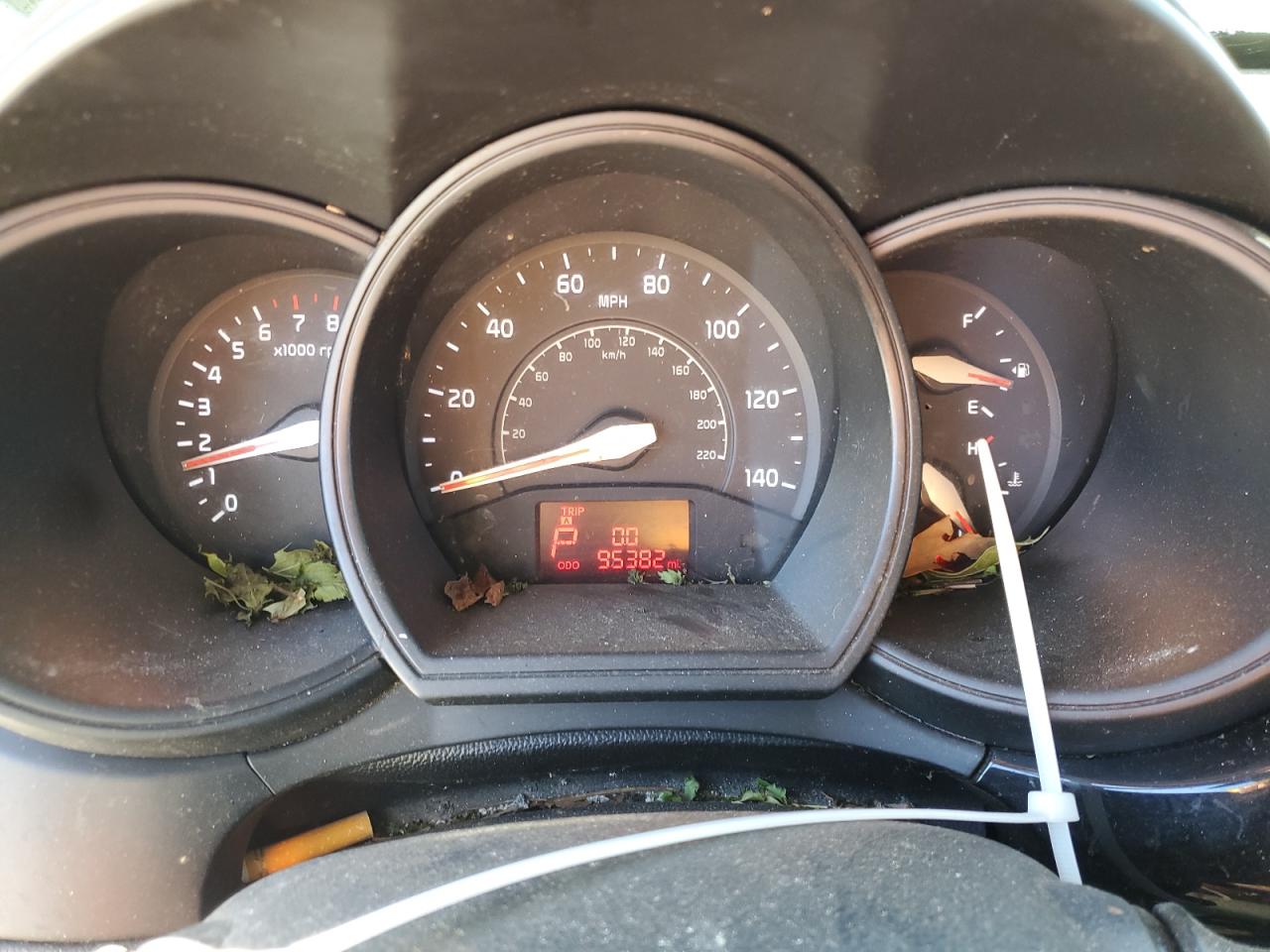 2016 KIA Rio VIN KNADM5A36G6638950 Copart auction photo, front end / side damage thumbnail 9