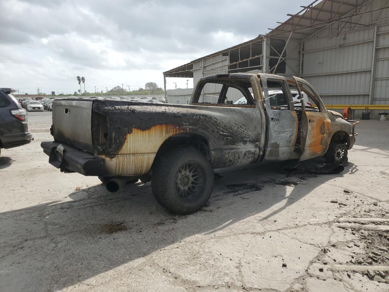 2004 Dodge RAM VIN 3D7KU28C84G227029 Copart auction photo, burn damage thumbnail 3