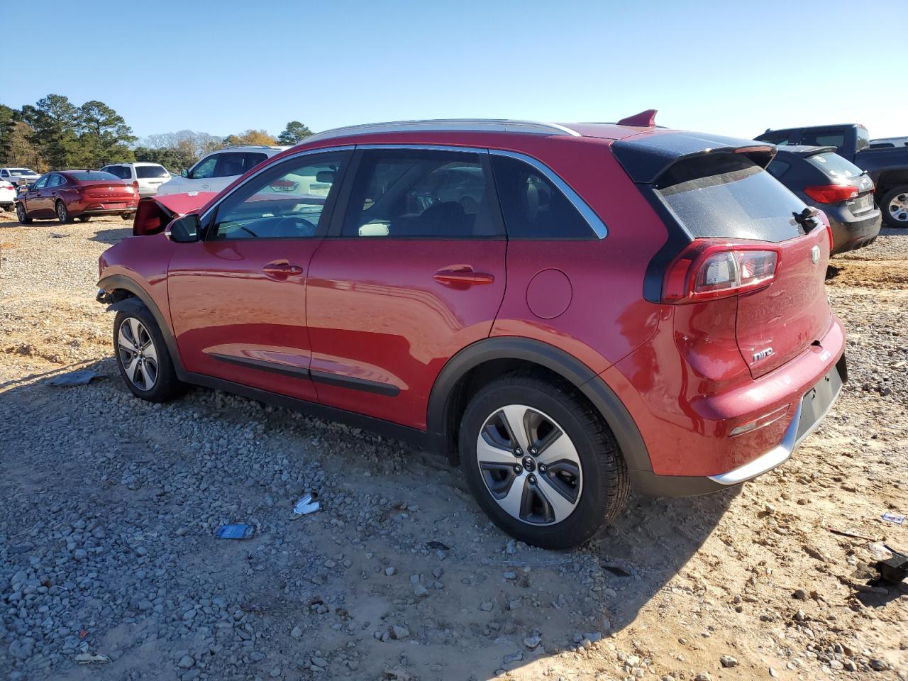 2017 KIA Niro VIN KNDCC3LC6H5055773 Copart auction photo, front end damage thumbnail 2