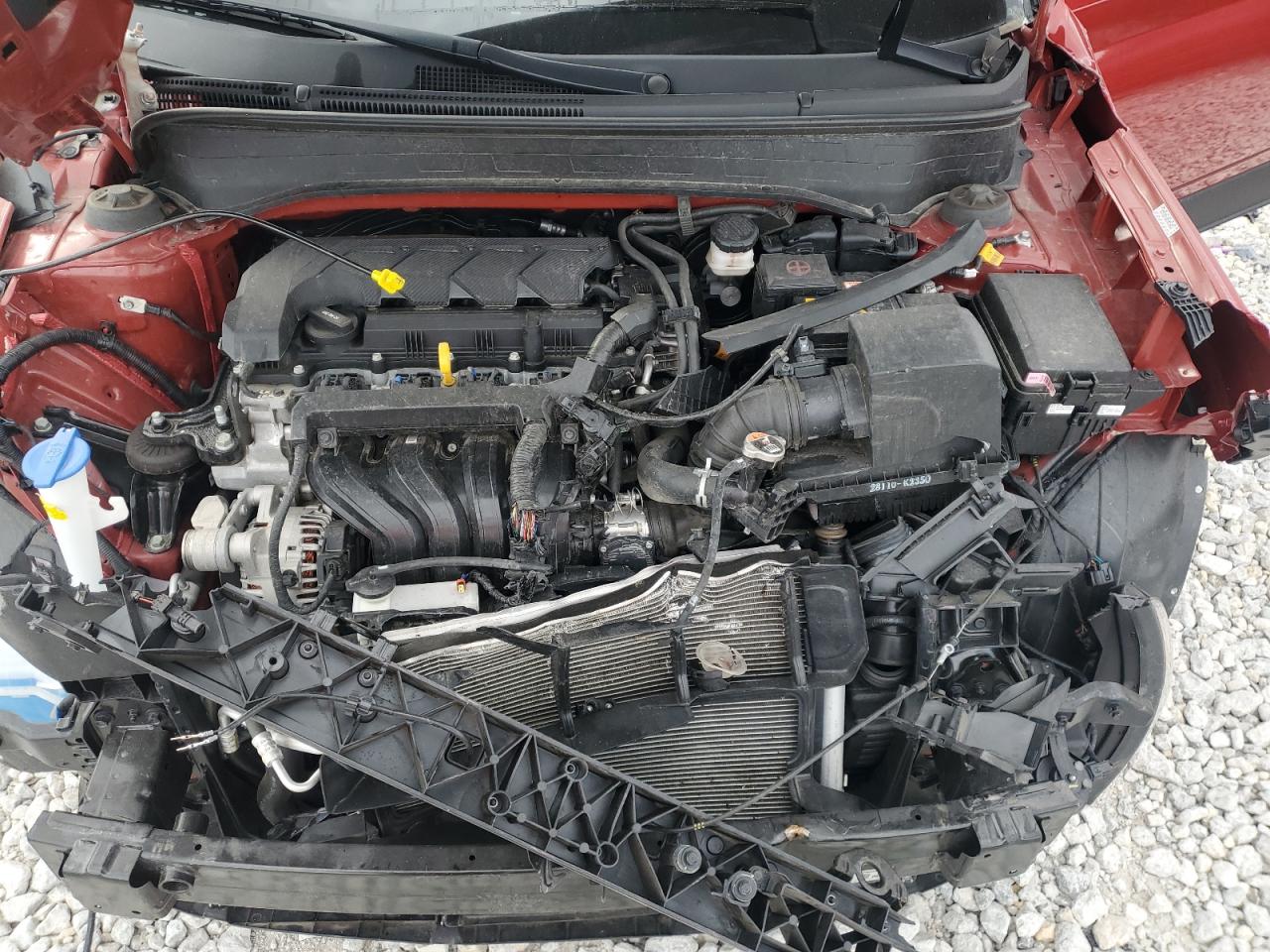 2023 Hyundai Venue VIN KMHRC8A36PU236186 Copart auction photo, all over damage thumbnail 12