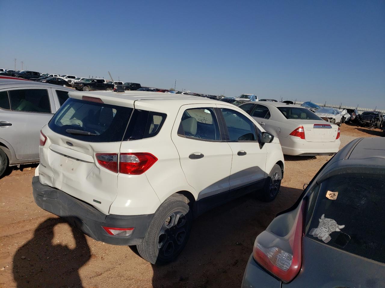 2020 Ford EcoSport VIN MAJ3S2FE5LC395047 Copart auction photo, side / rear end damage thumbnail 11
