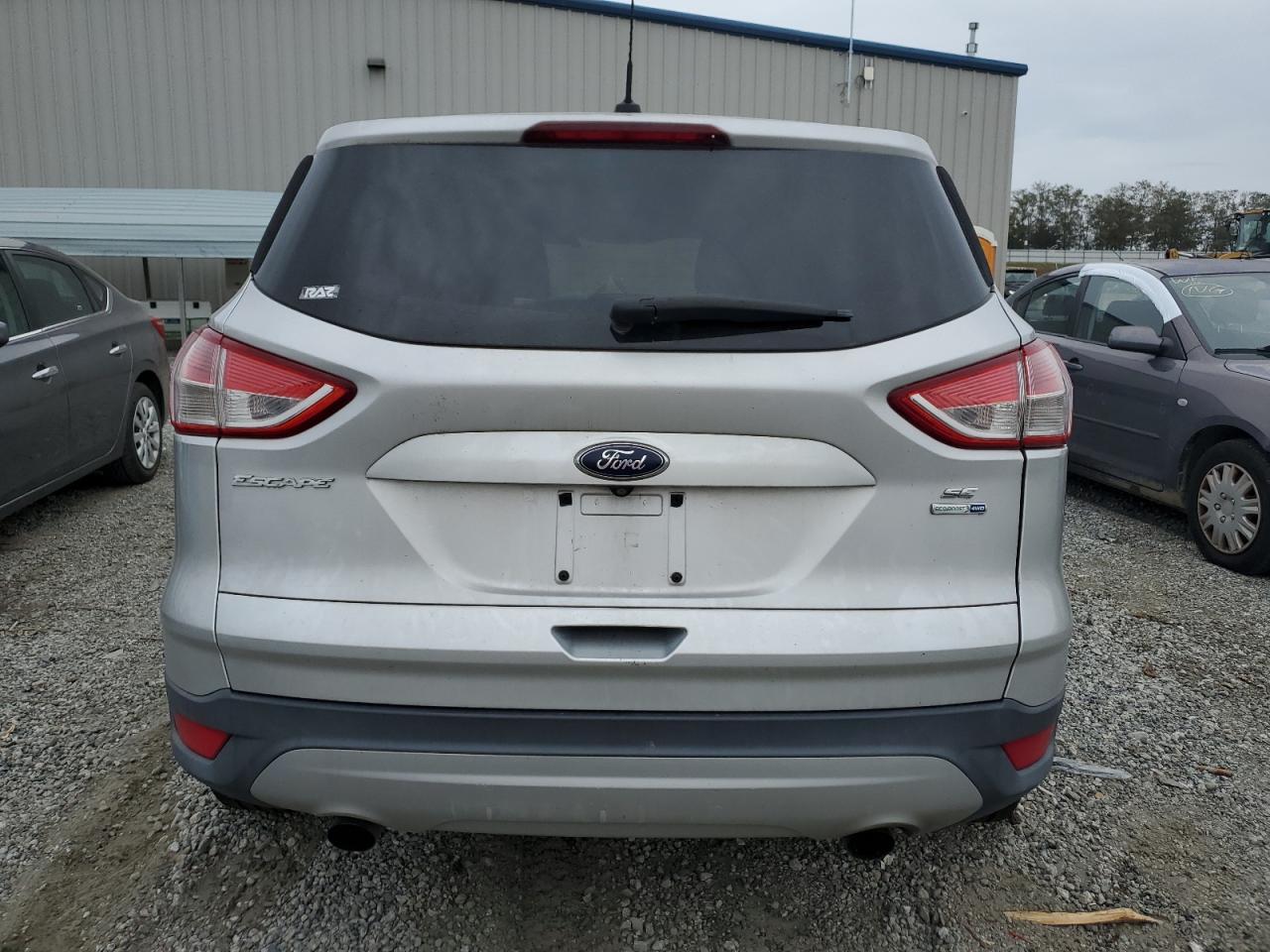 2014 Ford Escape VIN 1FMCU9GXXEUE45186 Copart auction photo, top/roof / front end damage thumbnail 6