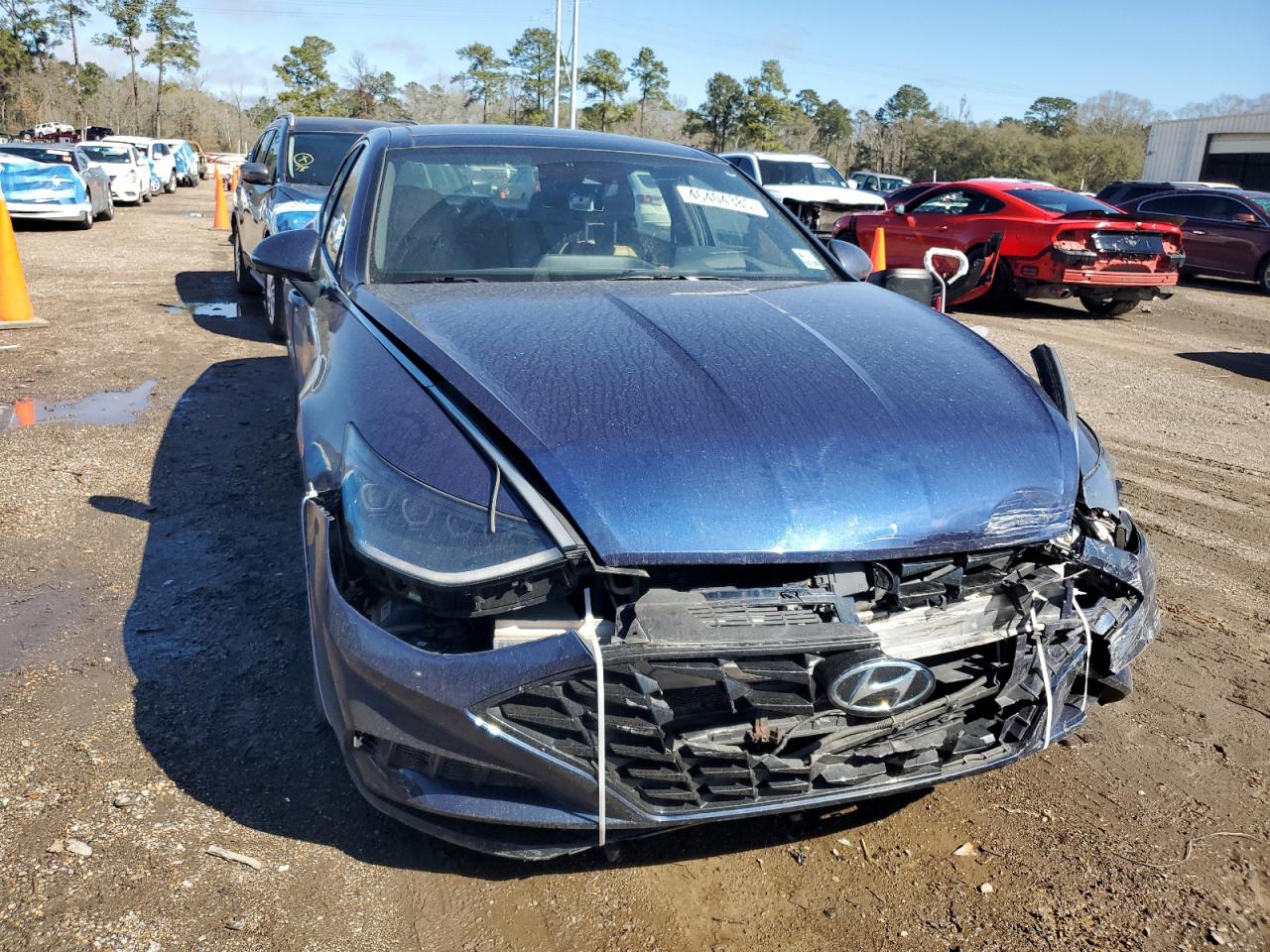2021 Hyundai Sonata VIN 5NPEH4J26MH073601 Copart auction photo, front end damage thumbnail 5