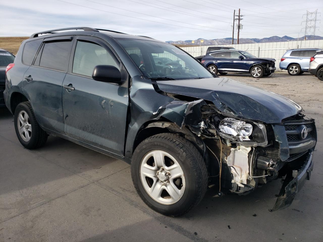 2010 Toyota RAV 4 VIN 2T3ZF4DV5AW018185 Copart auction photo, front end / side damage thumbnail 4