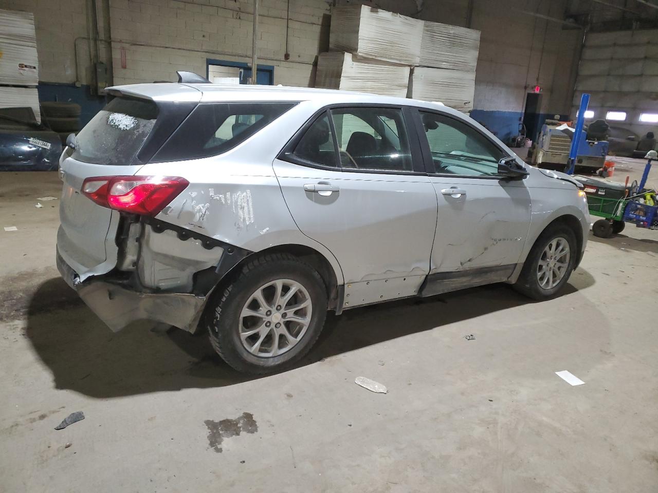 2020 Chevrolet Equinox VIN 3GNAXHEV9LS554953 Copart auction photo, all over damage thumbnail 3