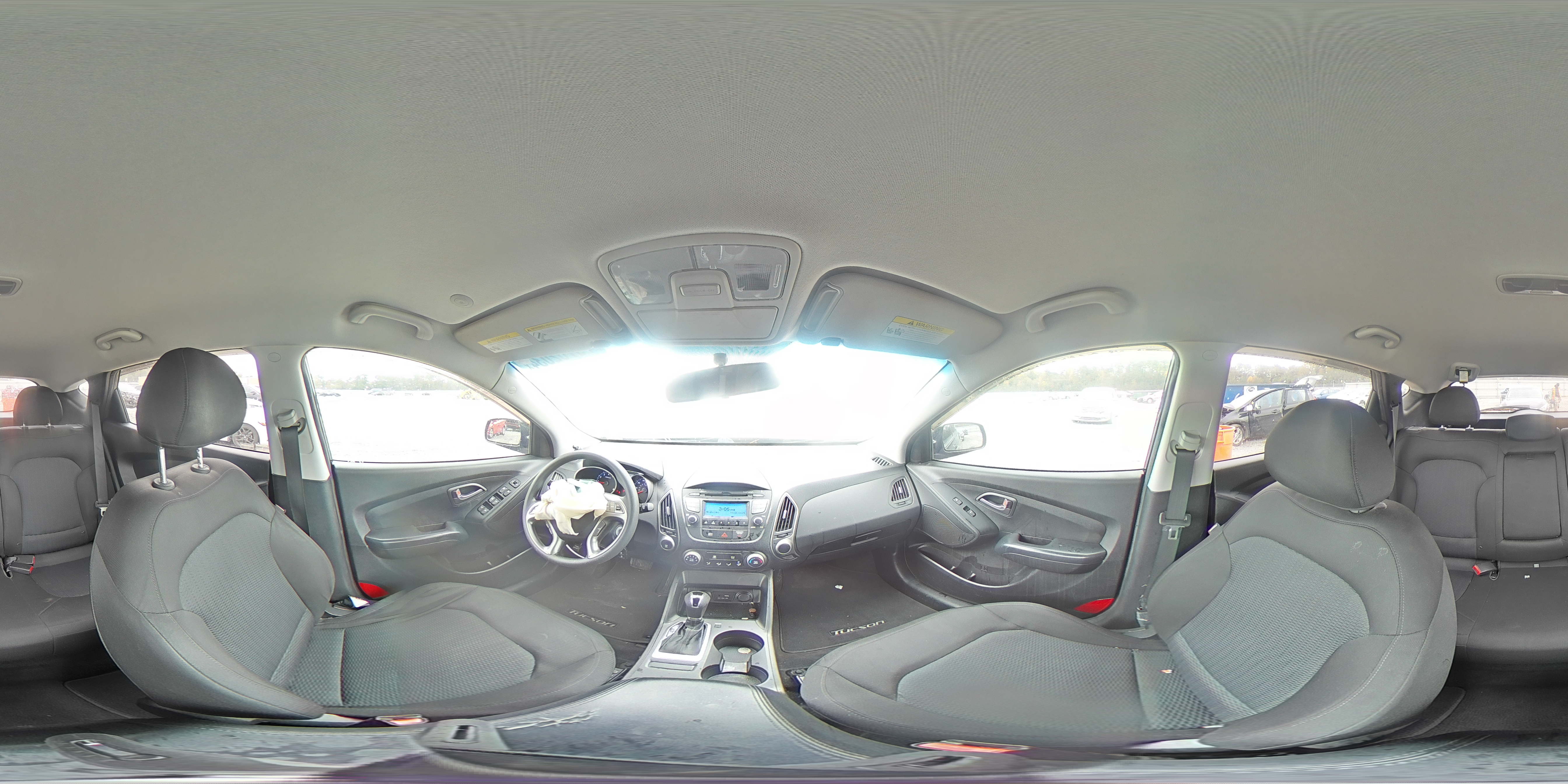 2015 Hyundai Tucson VIN KM8JTCAF5FU098262 Copart auction photo, front end damage thumbnail 14