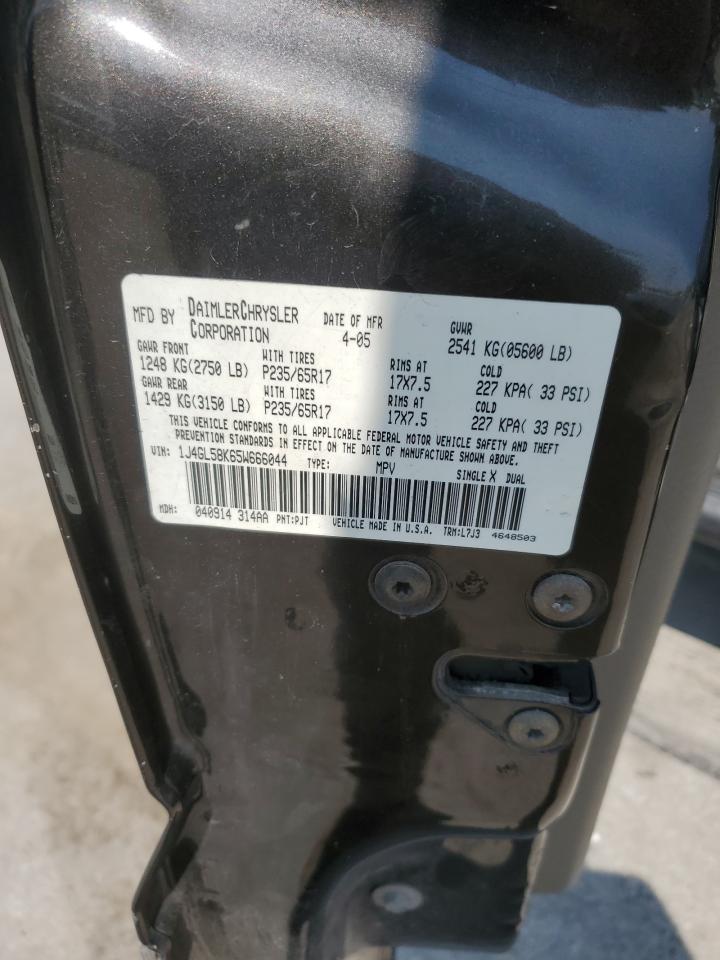 2005 Jeep Liberty (North America) VIN 1J4GL58K65W666044 Copart auction photo, front end / rear end damage thumbnail 15